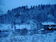 Zima v podve�er ledna 2004 - D�kovec.